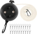Portable Travel Clothesline Cord, Adjustable 33ft Camping Clothes line by CenYouful