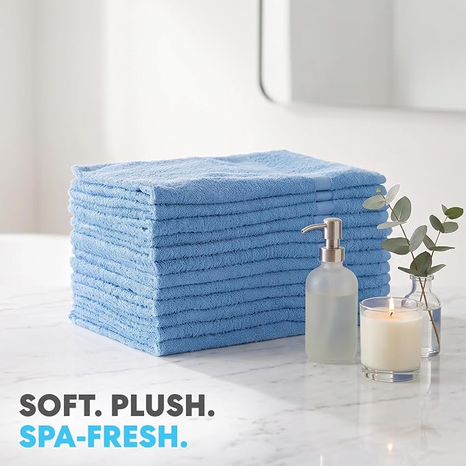 Simpli-Magic Cotton Hand Towels 16"x27" – Soft Towels - Image 2