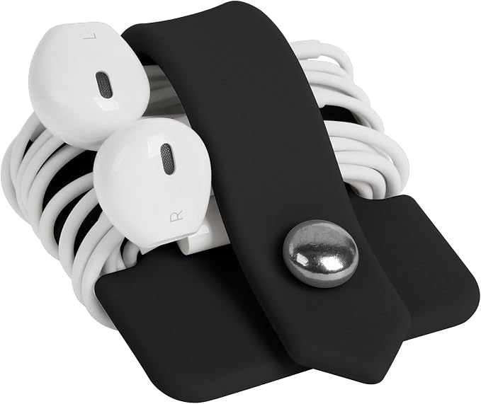 Headphone Case Cord Organizer Earbuds Holder Earphones Case Wrap Winder Headset by ELFRhino