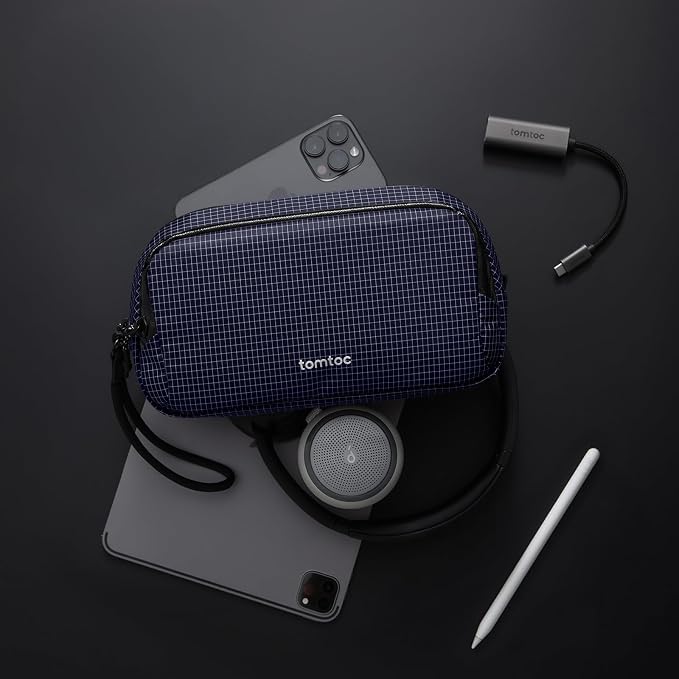 tomtoc Electronic Organizer Travel Case Performance, Dual Compartment Bag | - Image 7