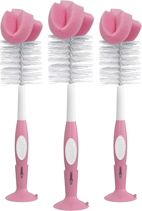 Dr. Brown's Reusable Sponge Baby Bottle Cleaning Brush Set by Unknown