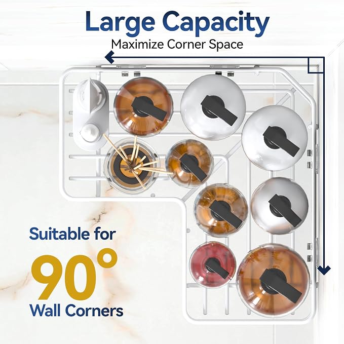 YASONIC Corner Shower Caddy Adhesive, 100% Rustproof Shower Organizer, No Drill - Image 3