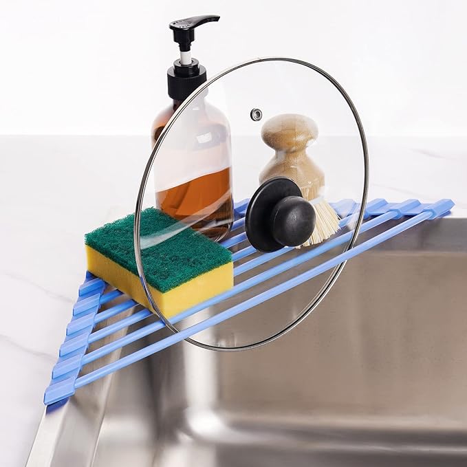 Tomorotec Triangle Roll Up Dish Drying Rack - Image 6