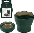 Faber-Castell Clic & Go Artist Water Cup, Dark Green by Faber-Castell