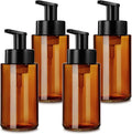 RYTOXILO Amber Foam Soap Dispenser, 10 oz/300ml Glass Foaming Soap Dispenser by RYTOXILOBrightenUpYourHome