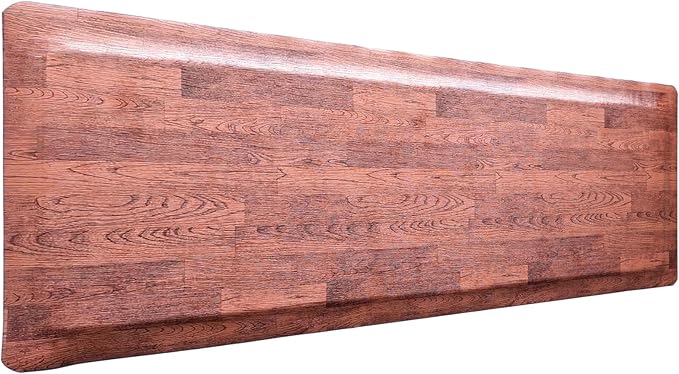 Rhino Mats, Softwoods Anti Fatigue Floor Mat, Commercial Grade Kitchen Mat, Standing Desk Mat, Office, Garage or Anywhere, Standing Comfort. (Oak, 3' x 10' x 7/8")