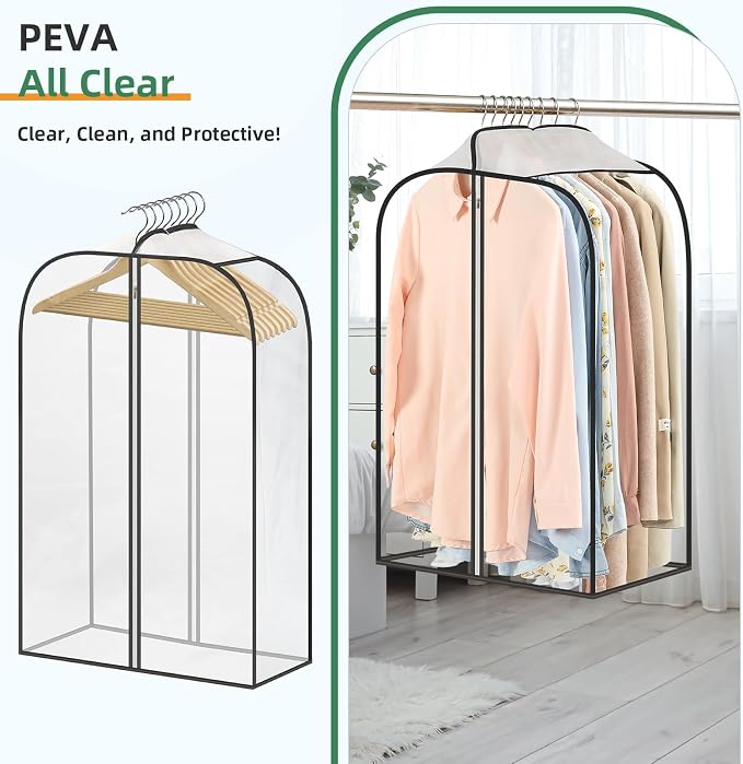 LANDNEOO 6 Pack Clear Garment Bags - Image 3