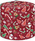 Dust Cover Compatible with 8 qt Electric Pressure Cooker Rice Cooker and Air Fryer Insulated Protective Cover Keep Appliance Clean Christmas Decor, Elk Snowman Candy Canes