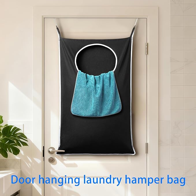 ANSTROUT 2 Pack XL Hanging Laundry Hamper, Extra Large Tear-Resistant Door - Image 6
