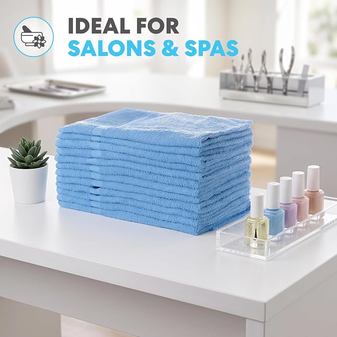 Simpli-Magic Cotton Hand Towels 16"x27" – Soft Towels - Image 3