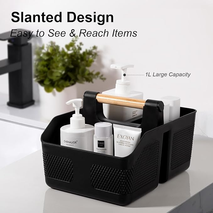 Plastic Shower Caddy Portable Shower Basket - Image 3