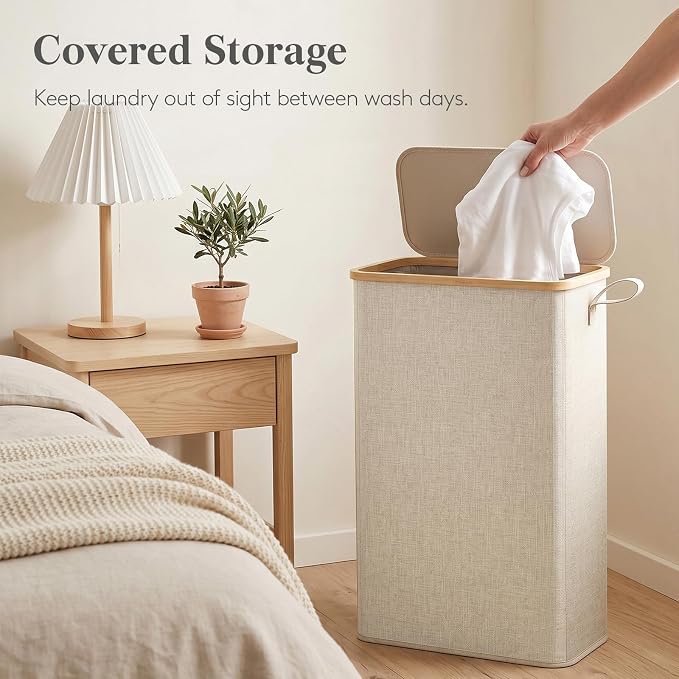 Lifewit 75L Slim Laundry Hamper - Image 5