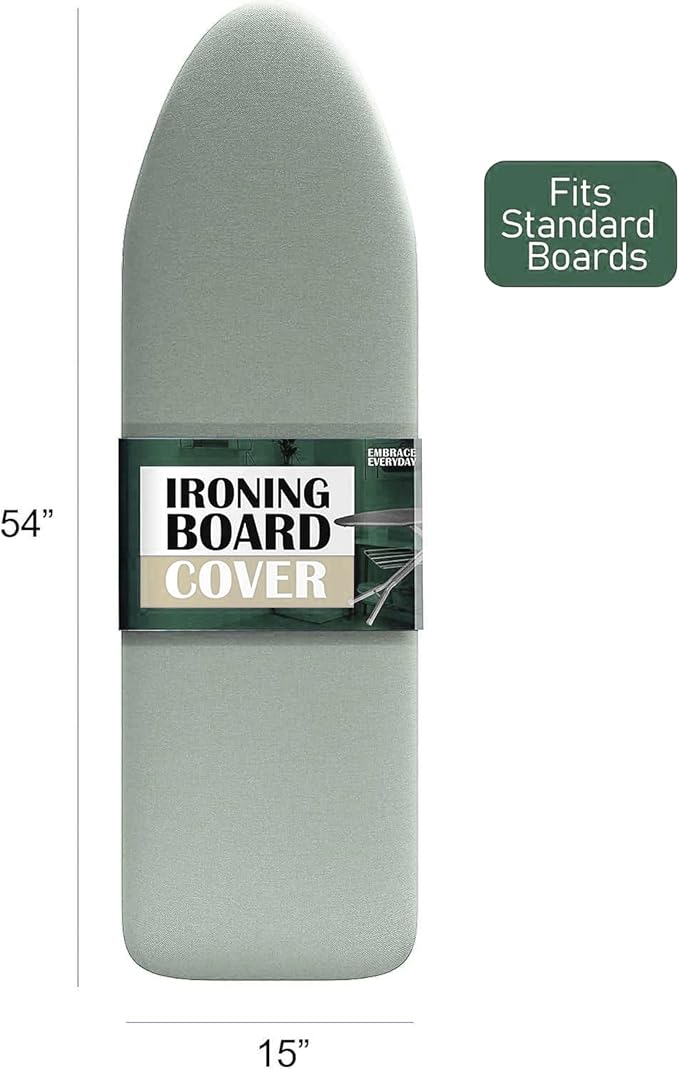 Hearth & Harbor Ironing Board Cover and Pad 15x54 Full Size, Thick Heavy Duty - Image 2