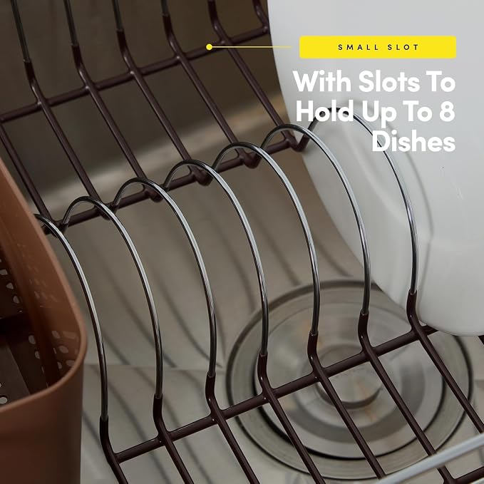 Dish Drying Rack & Cutlery Holder 2 Piece Set - Image 5