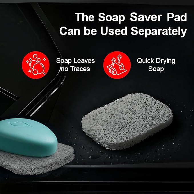 HASKO 2 Pack Shower Caddy Suction Cup - Image 7
