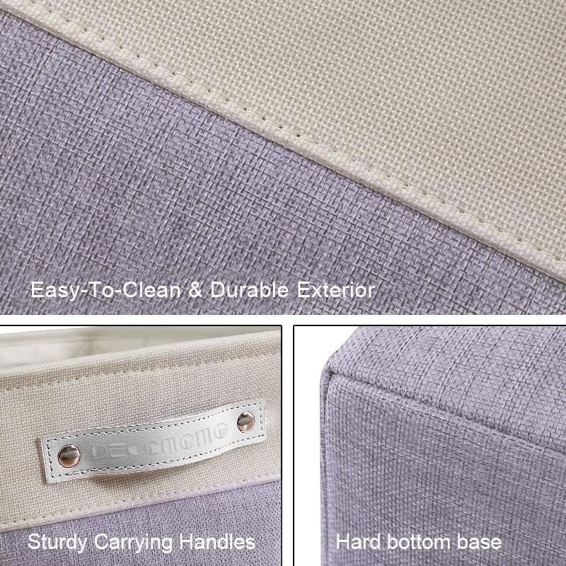 DECOMOMO Storage Bins, Large Fabric Storage Baskets - Image 5