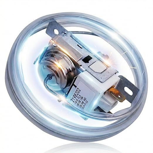 【Upgraded 2026】 2198202 Refrigerator Cold Control Thermostat Replacement - Compatible with Whirlpool & Kenmore Refrigerators - Replaces 2161284 2198201 PS11739232 AP6006166 WP2198202 161284 1110552