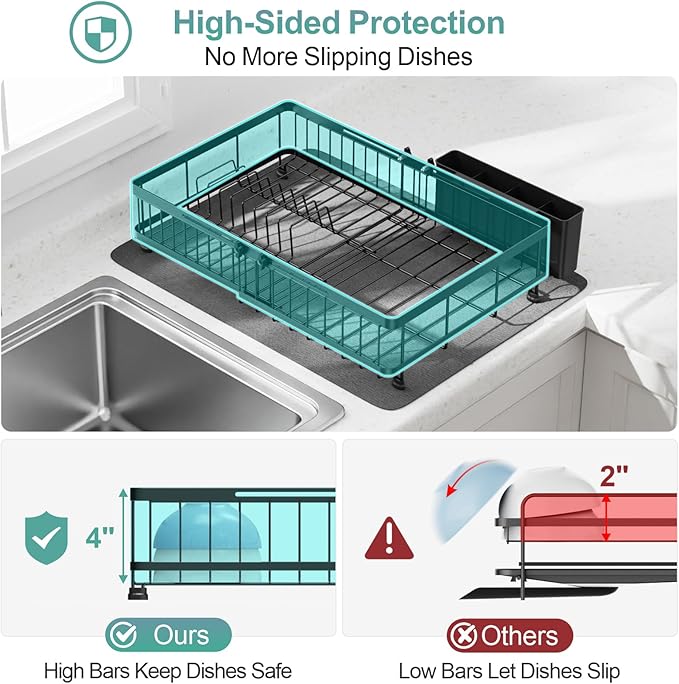 GSlife Large Dish Drying Rack - Image 5