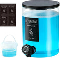 1 Glass Laundry Detergent Dispenser - 120 Oz Liquid Detergent by KitHero