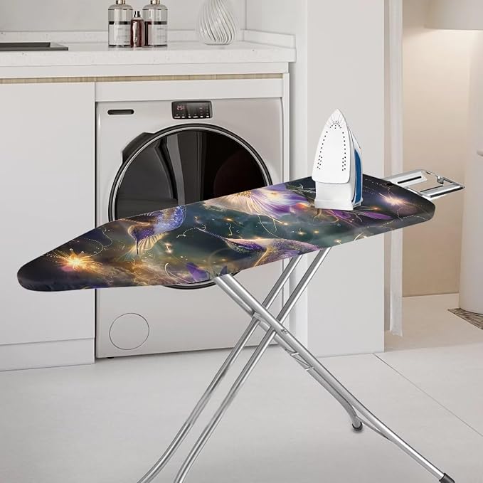 Glitter Hummingbird Ironing Board Cover and Pad 15x54 Standard Size Ironing - Image 2