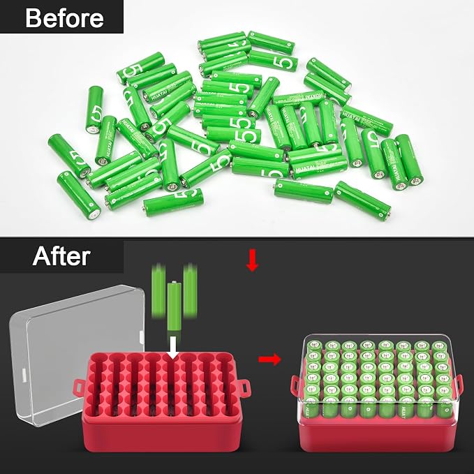 ALCYON Plastic Battery Storage Organizer - Image 6