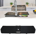 Kitchen Faucet Sink Splash Guard, Sink Draining Pad Behind Faucet, Rubber by Aynuma