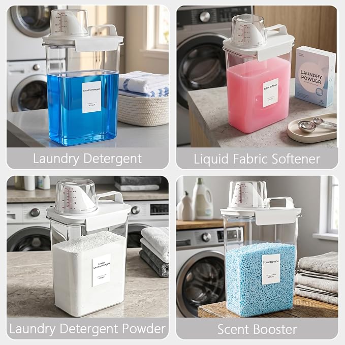 60OZ Liquid Laundry Detergent Dispenser, Laundry Soap Dispenser, Laundry Room - Image 6