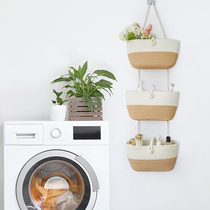 TeoKJ 3-Tier Hanging Baskets for Storage - Image 7