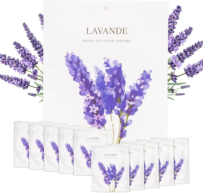 RAINFLOW 10 Pack Lavender Sachets by Unknown