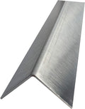 Brushed 304 Stainless Steel Corner Guards, 48" Wall Protectors, 20ga & 16ga, Available in 1/2" to 4", Multi-Pack Options (1, 2, 5, or 10) (5, 1 1/2 x 1 1/2, 16ga, No Hug Edges)