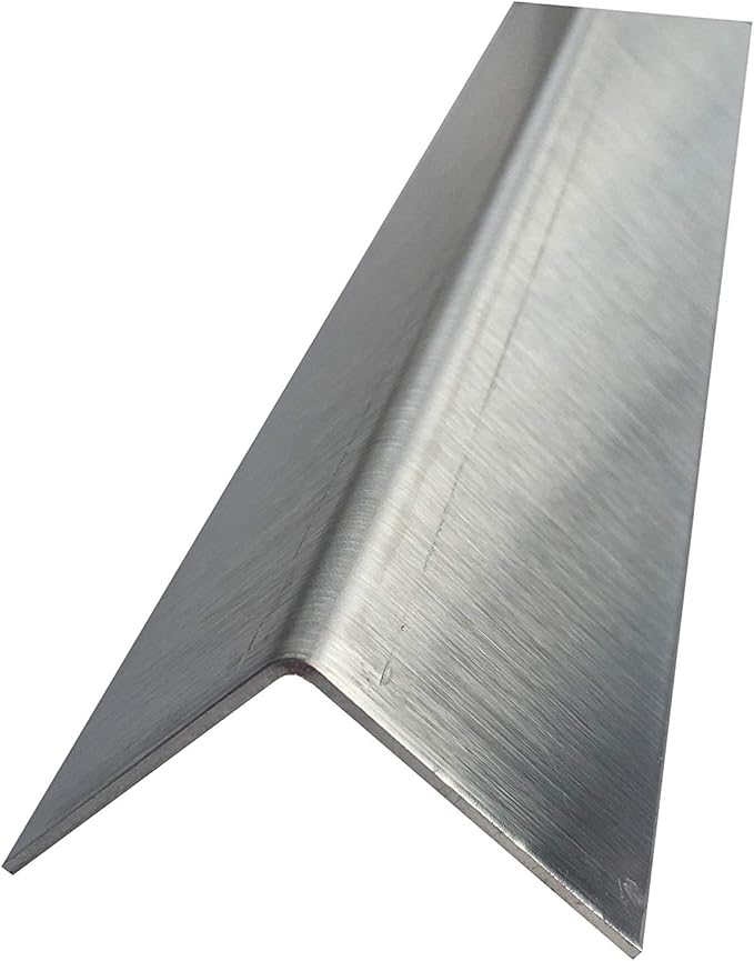 Brushed 304 Stainless Steel Corner Guards, 48" Wall Protectors, 20ga & 16ga, Available in 1/2" to 4", Multi-Pack Options (1, 2, 5, or 10) (10, 1 1/2 x 1 1/2, 16ga, No Hug Edges)