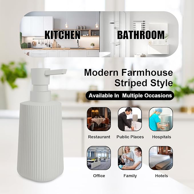 2 Pack Glass Small Soap Dispenser - Image 4