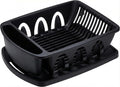 Tribello Sink Dish Drying Rack, Heavy Duty Hard Plastic Drying Rack, Dish by Tribello
