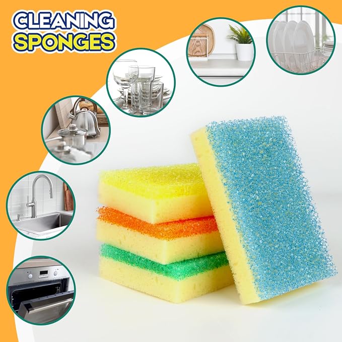 LAUNDRYLUX Scrub Sponge, Dual-Sided Temperature-Responsive Scrubber | - Image 5