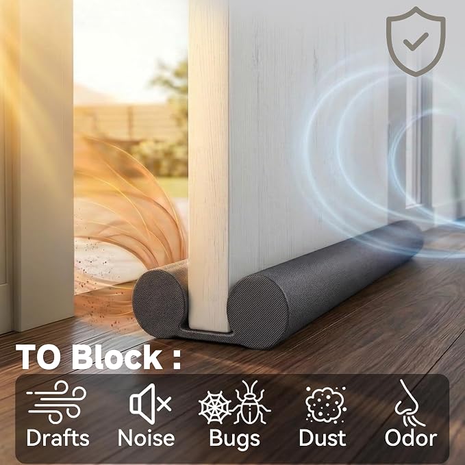 MAXTID Door Light Blocker 36", Weather Stripping, Insulation Strip | Under Door - Image 3