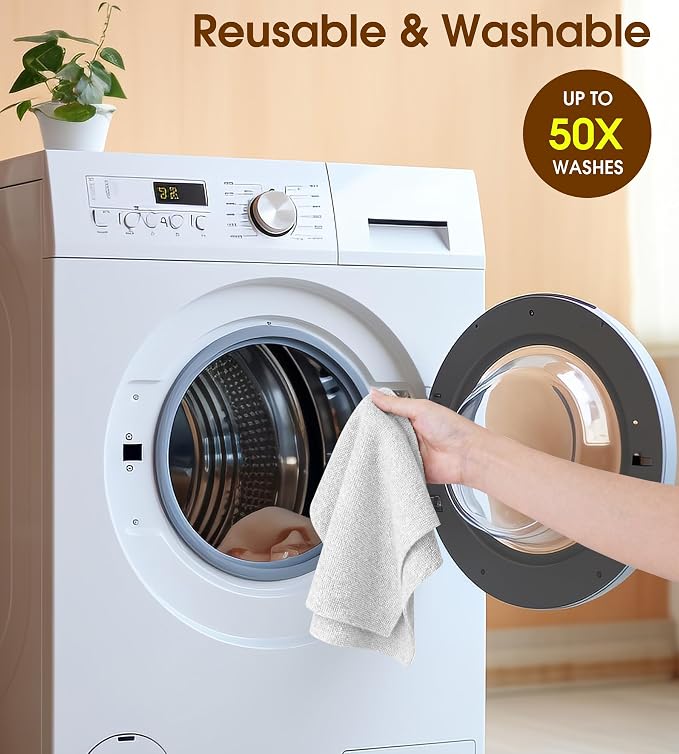 KitchLife Microfiber Cleaning Cloth Roll, 100 Pack - Image 7