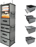 Durable 6-Tier hanging closet organizer by Folzaelar