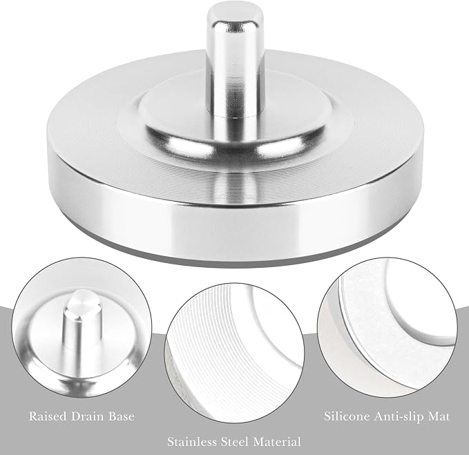 2 Pack Silver Electric Toothbrush Holder - Image 3