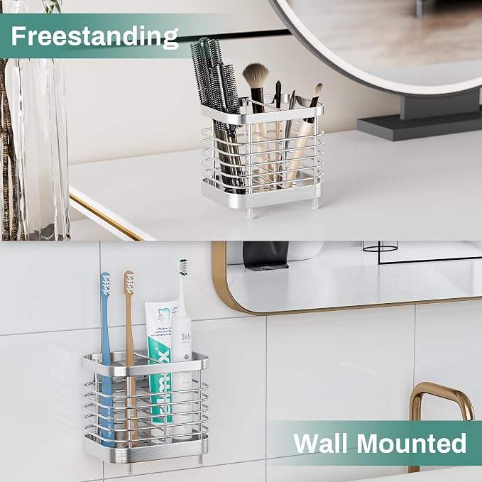 Stainless Steel Electric Toothbrush Holder - Image 4