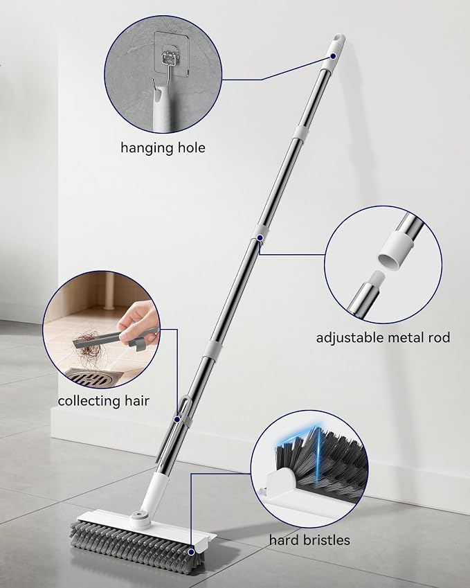 3 in 1 Adjustable Small Floor Scrub Brush - Image 5