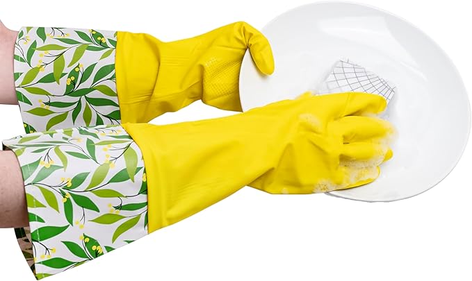 Evriholder Glam-Gloves Reusable Latex Dishwashing Gloves - Image 5