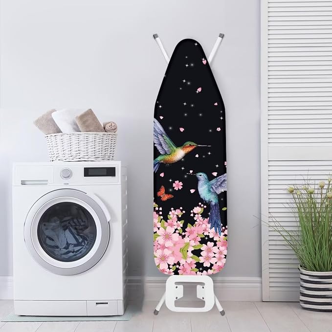 Hummingbird Ironing Board Cover and Pad 15x54 Inch Heavy Duty Iron Cover - Image 3