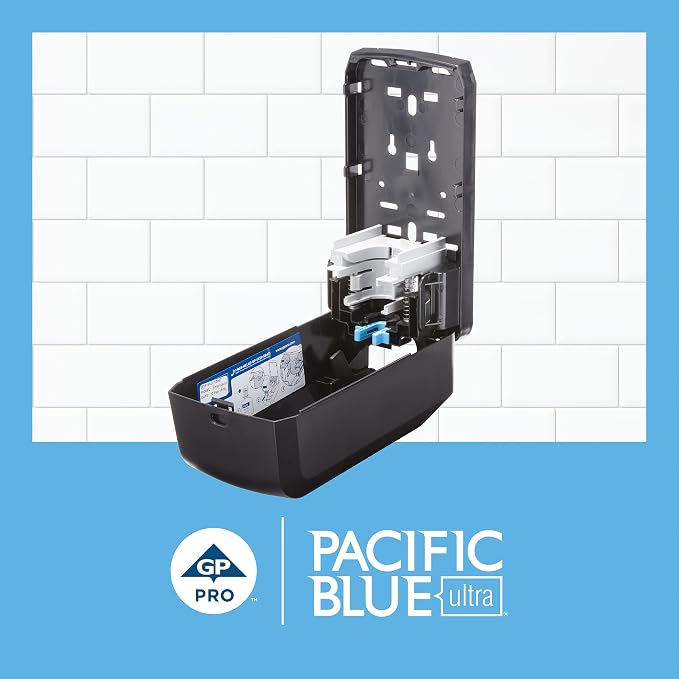 Georgia-Pacific Pacific Blue Ultra Manual Push Soap Dispenser, Wall Mounted - Image 3