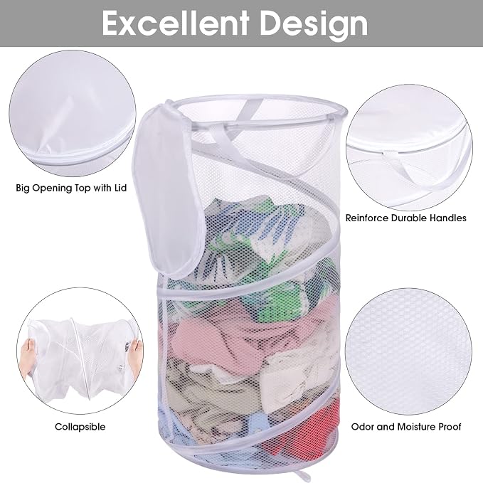 BATTOO Collapsible Laundry Basket - Image 3