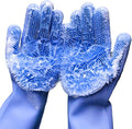 Silicone Dishwashing Gloves, Pet Grooming Rubber Scrubbing by Yinceber