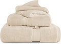 SUPERIOR Egyptian Cotton Ultra Plush & Absorbent, 3 Piece Set, Cream | Quick Dry by SUPERIOR