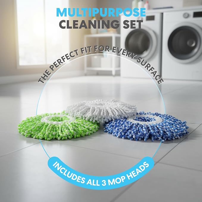Simpli-Magic 79349 Spin Mop Cleaning System - Image 4