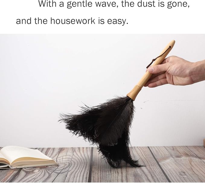 DDZMZ Ostrich Feather Duster for Cleaning - Image 4