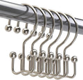 Titanker Shower Curtain Hooks Rings, Rust Resistant Metal Minimalist Simple by Titanker