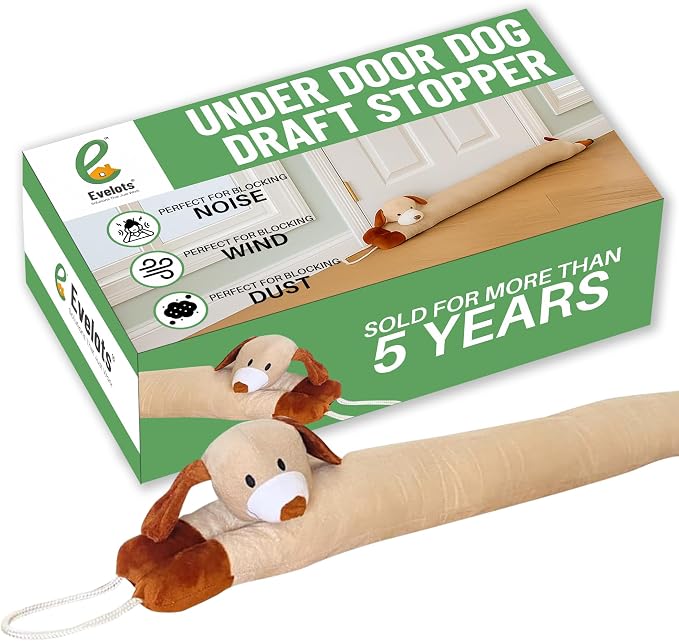 Evelots Under Door Dog Draft Stopper by Evelots